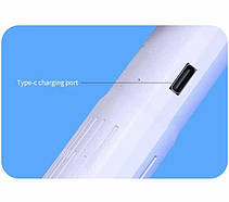 Вентилятор акумуляторний МКС112 настільний та ручний на прищіпці USB, фото 4