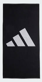 Рушник Adidas 3BAR TOWEL LARG чорний, білий Уні 70x140 см