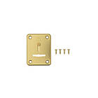 Декоративна накладка CISA 06081.00 (внутрішня) латунь полірована, фото 3
