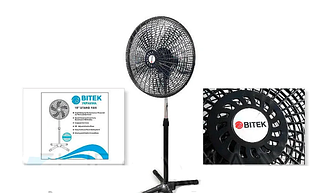 Вентилятор підлоговий BITEK BT 1881 40 вт 5 лопатей