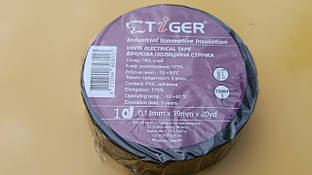 Ізострічка чорна L = 20 м TIGER (1 шт.)