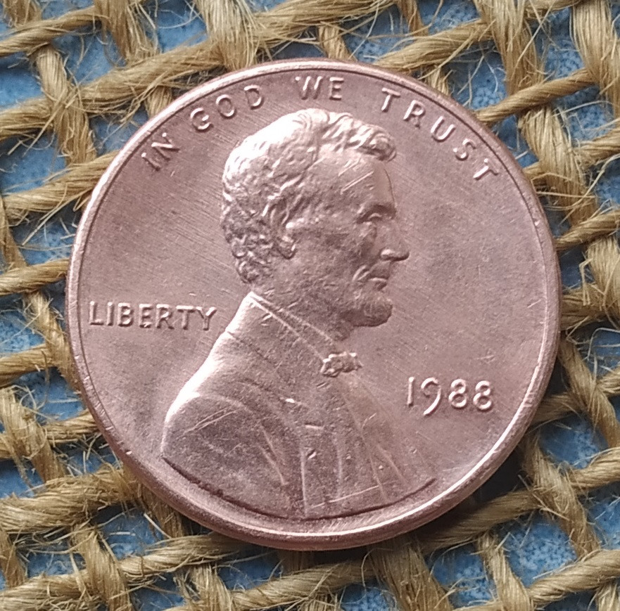 1 цент 1988 року. США