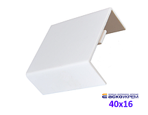 З`єднувач прямий 40x16 мм для короба