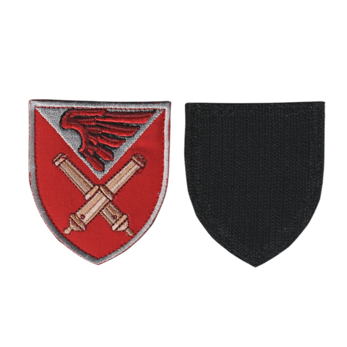 Шеврон військовий / армійський, 148 ОГСАДн  95 ОДШБр, на липучці, на червоному ЗСУ. 8 см * 7 см, фото 1