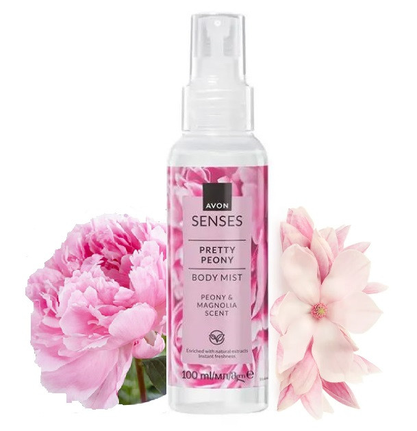 Лосьон- спрей для тіла «Ніжна півонія» - Avon Naturals 100 мл