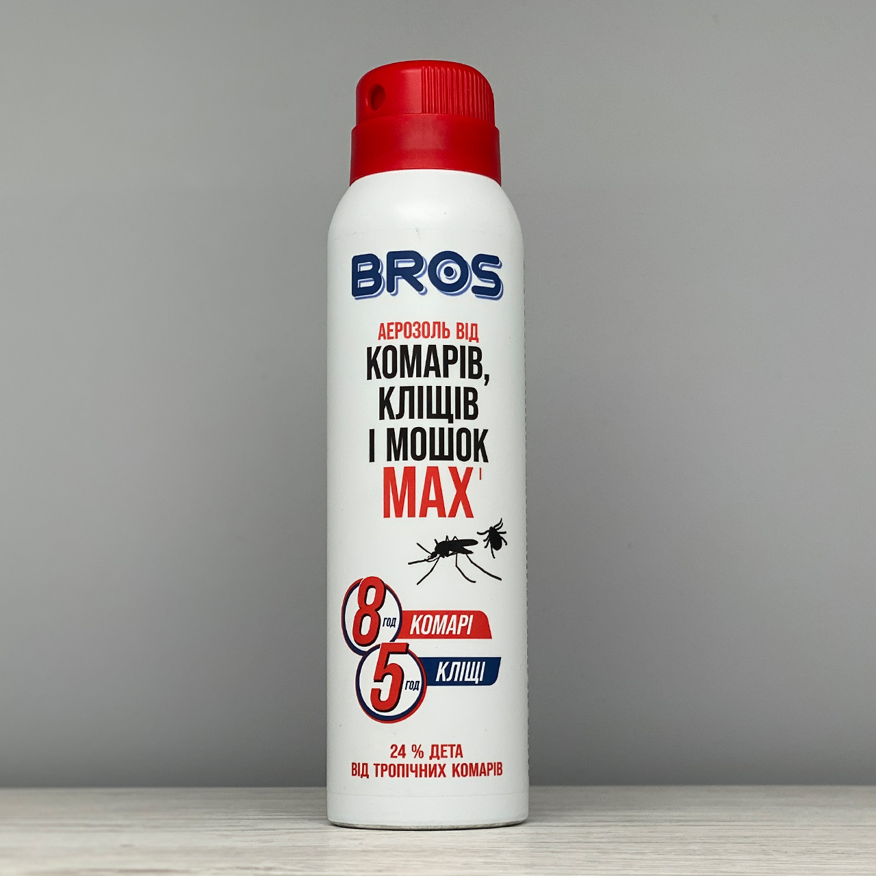 Репелент Аерозоль від комарів і кліщів Max 90 мл Bros, фото 1