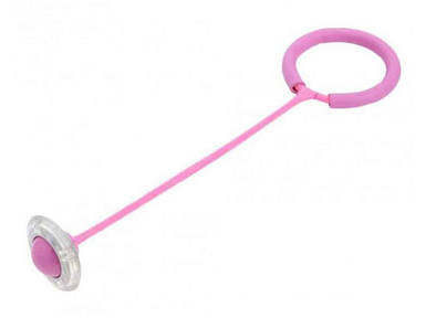 Скакалка дитяча 0,62м рожевий з колесиком арт. SR19001 ТМ 7TOYS FG