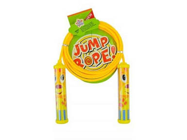 Скакалка дитяча 2,3м жовтий арт. 131-C1 ТМ 7TOYS FG