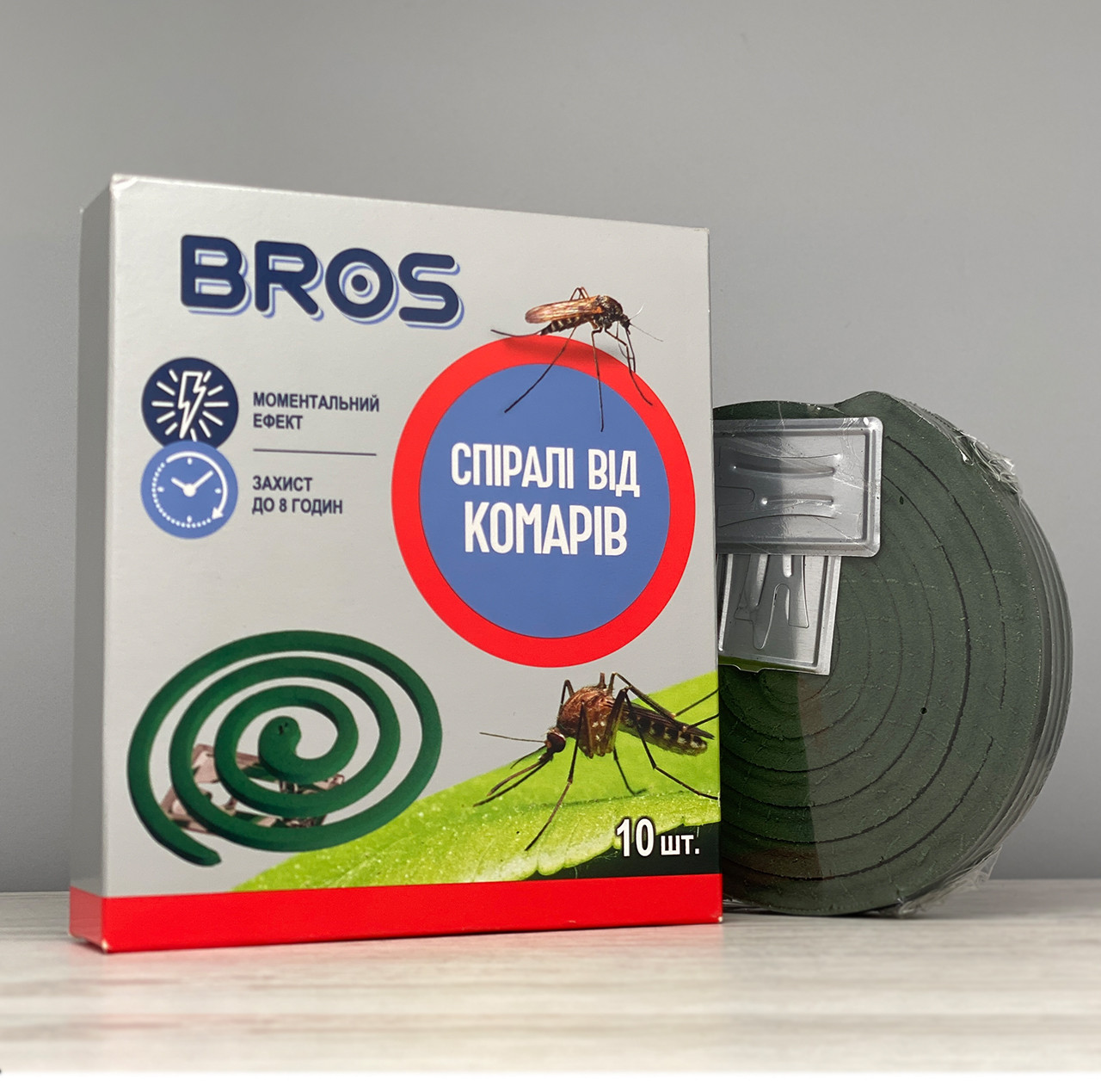 Репелент Спіралі від комарів та мух 10 шт Bros, фото 1