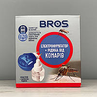 Репелент набір Електрофумігатор + рідина від комарів "60 ночей" Bros