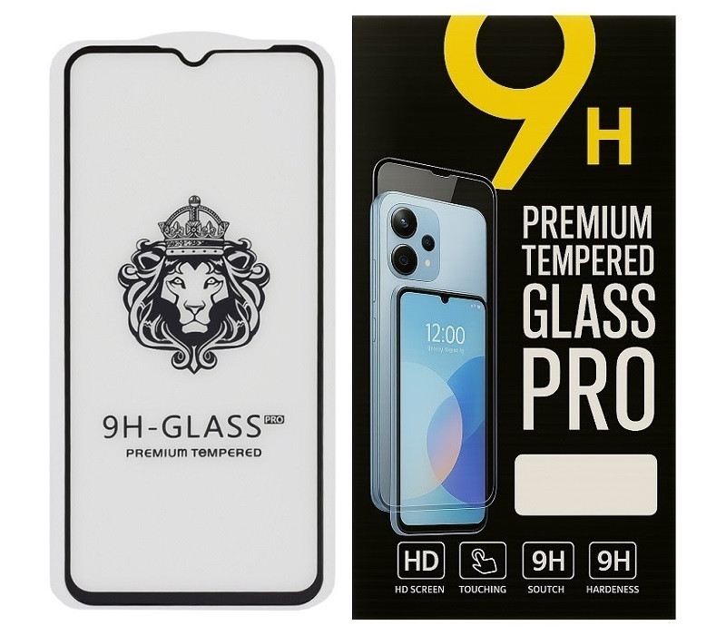 Захисне скло Lion для Motorola Moto E7 / E7 Plus / E7 Power / E13 / E20 / E22 / E22i з чорною рамкою
