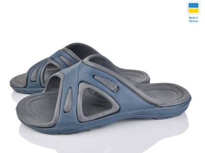 Тапки чоловічі матеріал гума розмір 41-45 колір показаний на зображенні в пакованні від 12 шт., фото 1