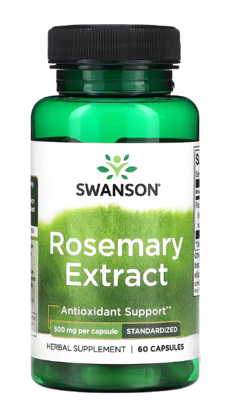 Swanson Rosemary Extract Standardized 500 mg 60 Capsules