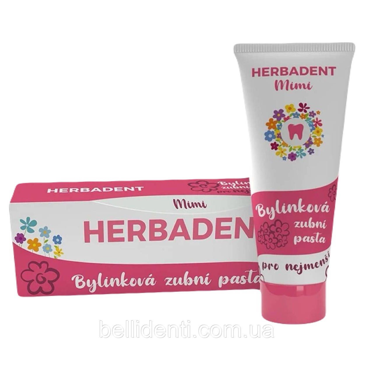 Дитяча зубна паста Herbadent Mimi ревіталізуюча від 6 місяців (без фтору), 50 г