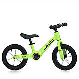 Біговел дитячий MBB 1048-2 на 12 дюймів, магнієва рама, салатовий, фото 2