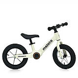 Біговел дитячий MBB 1048-4 на 12 дюймів, магнієва рама, бежевий, фото 2