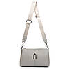 Сумка жіноча крос-боді шкіряна на блискавці ALEX RAI 99105-2 l.gray, фото 2
