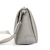 Сумка жіноча крос-боді шкіряна на блискавці ALEX RAI 99105-2 l.gray, фото 6