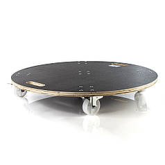 Кругла транспортна платформа MAR-POL з поворотними колесами 360°