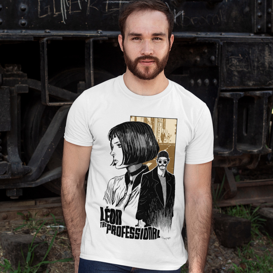 Футболка унісекс Leon (Luc Besson) XS білий, фото 1