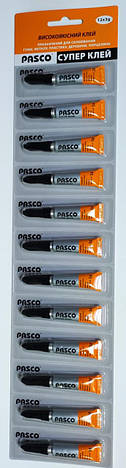 Клей Pasco A-015/C-015 (7ml.) універс.(гума, метал, пластик,дерево, текстиль) на стрічці (пап 10/60), фото 1