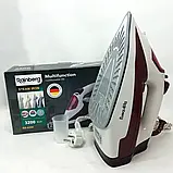 Праска парова Rainberg RB-6306 з керамічним покриттям 3200вт функція самоочищення HT-412 подавання пари, фото 7