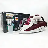 Праска парова Rainberg RB-6306 з керамічним покриттям 3200вт функція самоочищення HT-412 подавання пари, фото 9