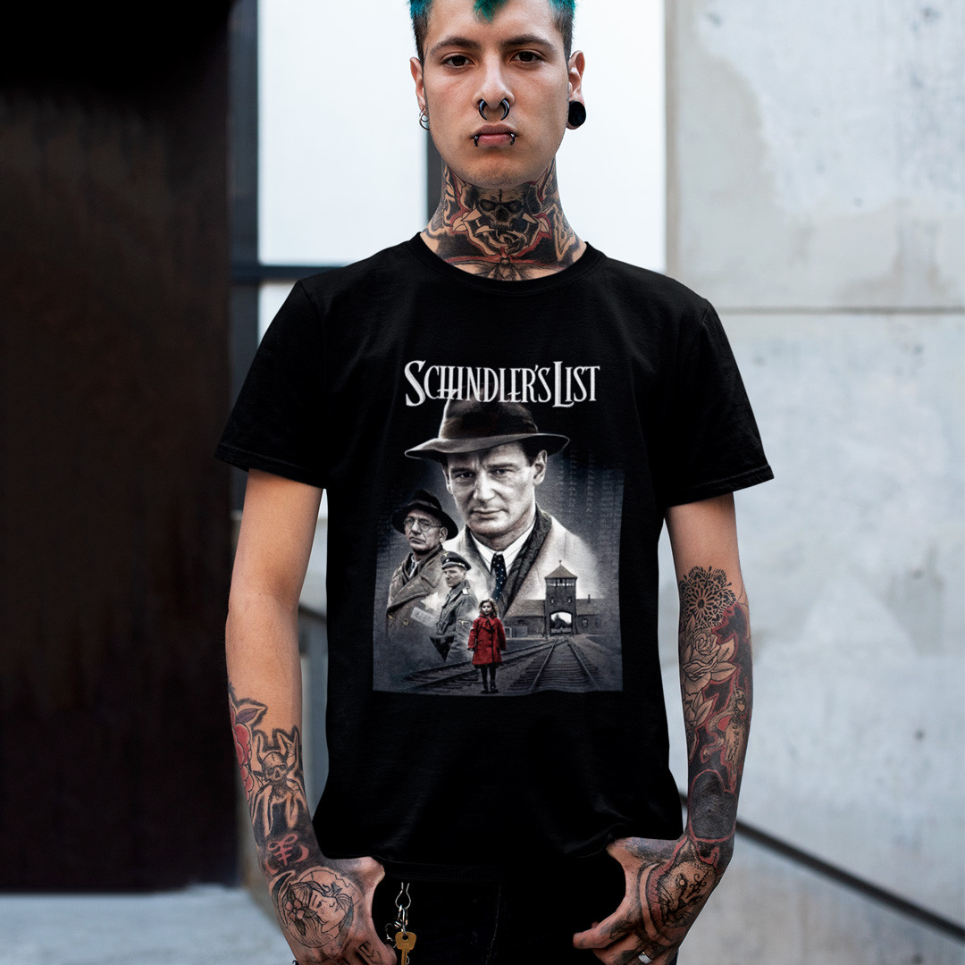 Футболка унісекс Schindlers List XS чорний, фото 1