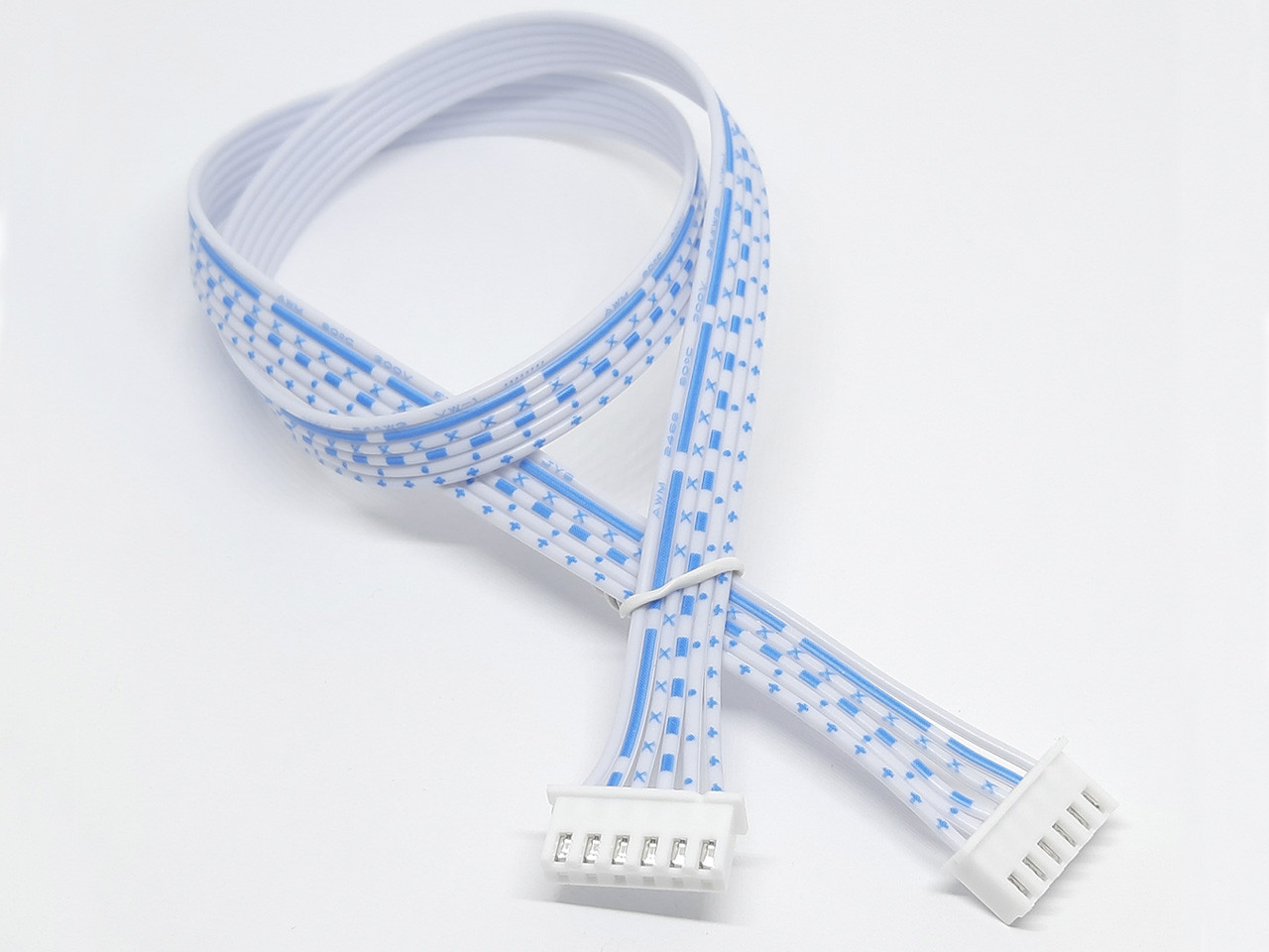 Роз'єм мама-мама XH2.54 6pin подвійний з дротами 50 см, фото 1