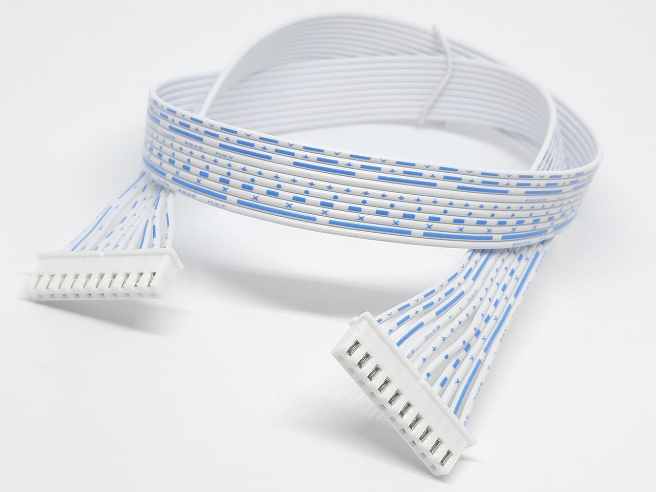 Роз'єм мама-мама XH2.54 10pin подвійний з дротами 50 см, фото 1