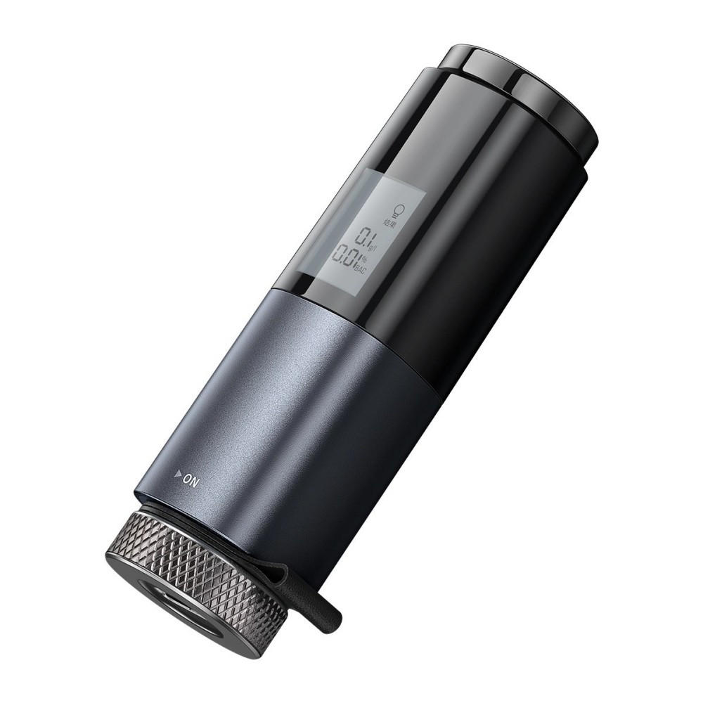 Baseus CRCX-01 алкотестер — цифровий алкометр з дисплеєм, точність до 0.01‰, USB зарядка
