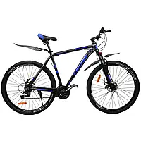 Велосипед 29" Hunter 2025 Рама-19" Чорно-синій