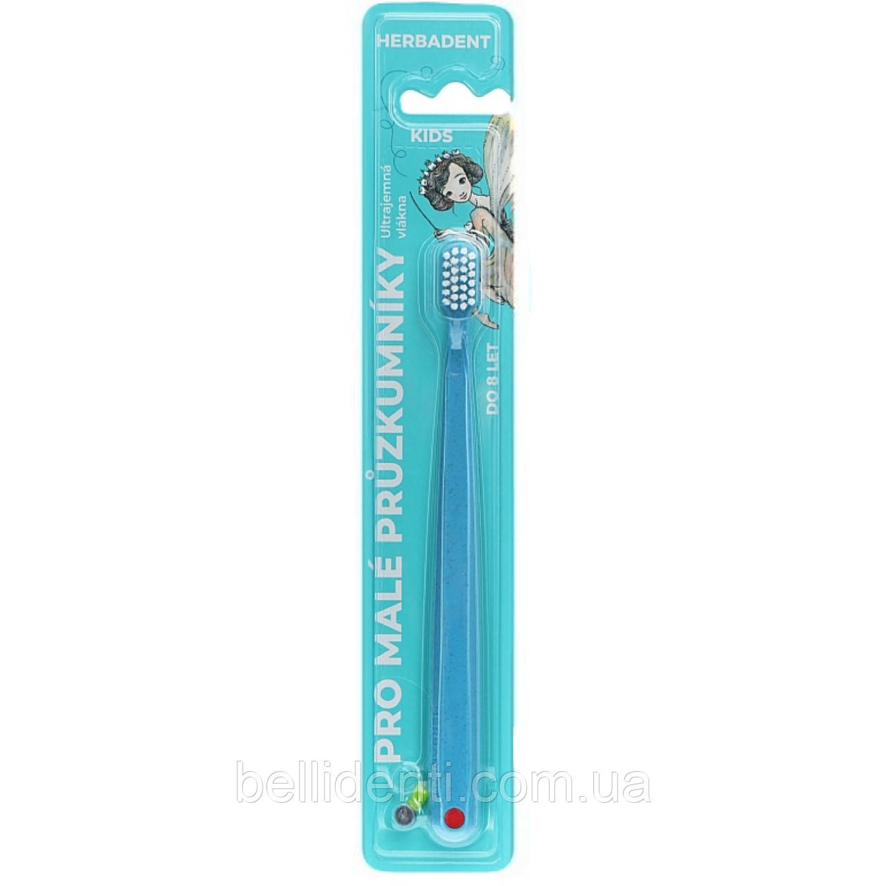 Дитяча зубна щітка Herbadent Kids Ultra Soft від 0 до 8 років (синя), 1 шт