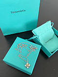 Підвіска Тіффані циркони срібло 925, фото 6