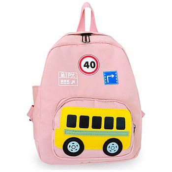 Рюкзак дитячий Evo-kids Small Bus Pink (2418-7 Pink Bus)