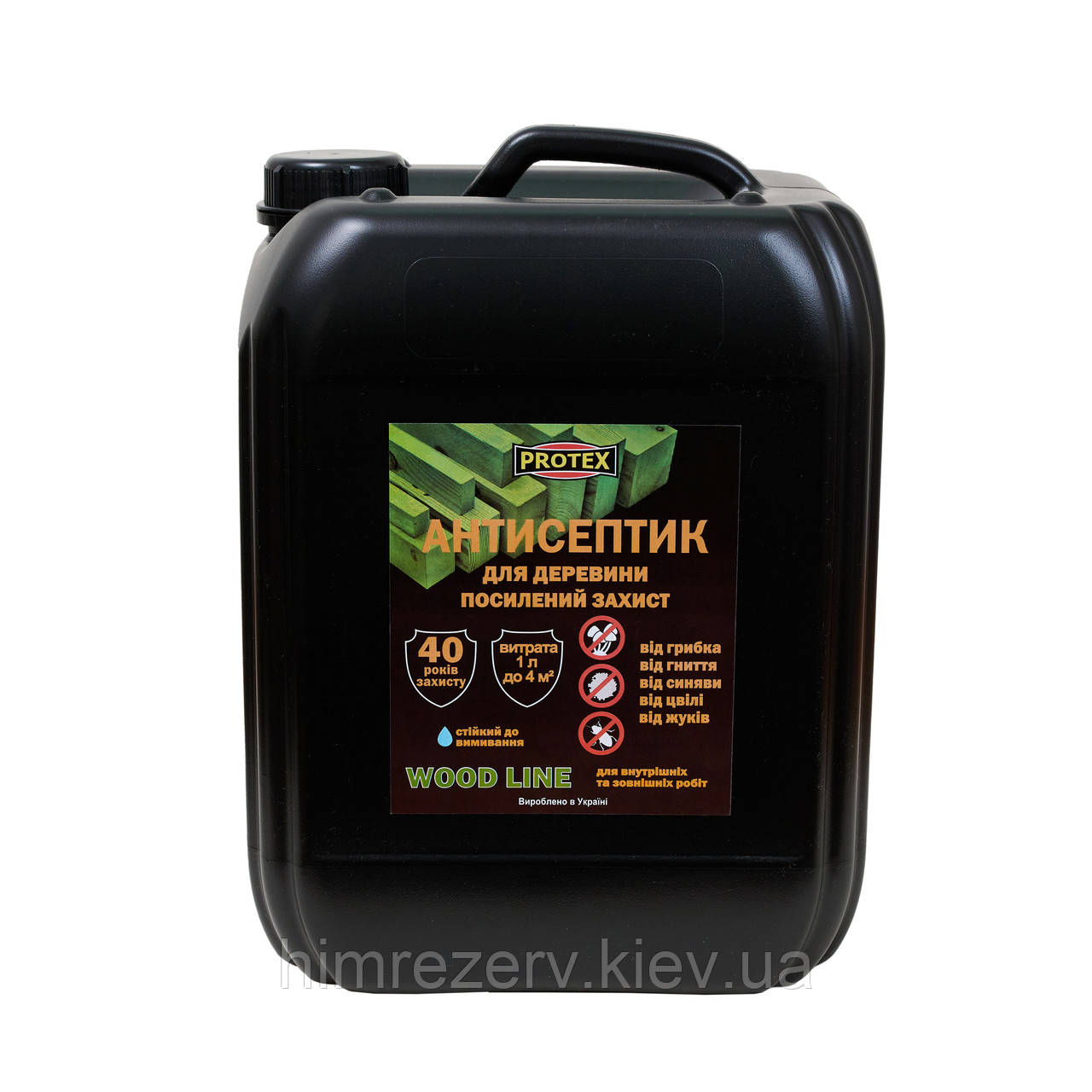 Антисептик для деревини посилений 11кг (тара: 10л пе)