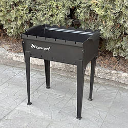 Мангал Mzavod Тесей на 6 шампурів 3мм на ніжках