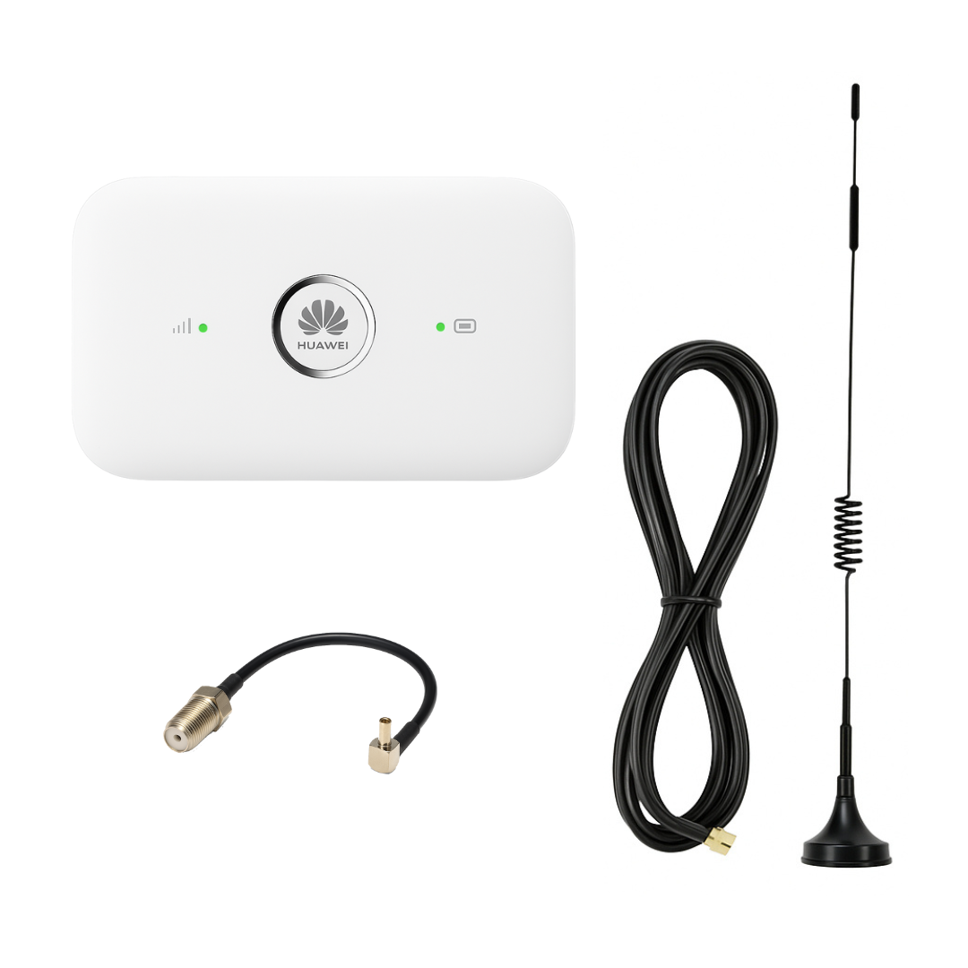 4G автомобільний WiFi комплект роутер Huawei E5573s-856 + автомобільна антена 9 Дб з кабелем і перехідником, фото 1