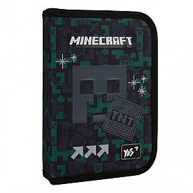Пенал твердий YES одинарний з клапаном HP-03 Minecraft Watch Out