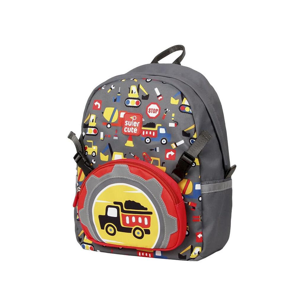 Рюкзак дитячий Supercute 2 в 1 Маленький будівельник (SF223), фото 1