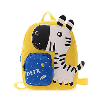 Рюкзак дитячий Evo-kids Small Zebra Yellow (2418-12 Yellow Zebra)