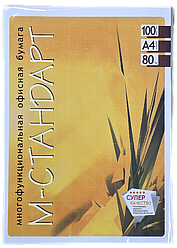 Папір А 4 100 л М-Стандарт 80 г/м 03083