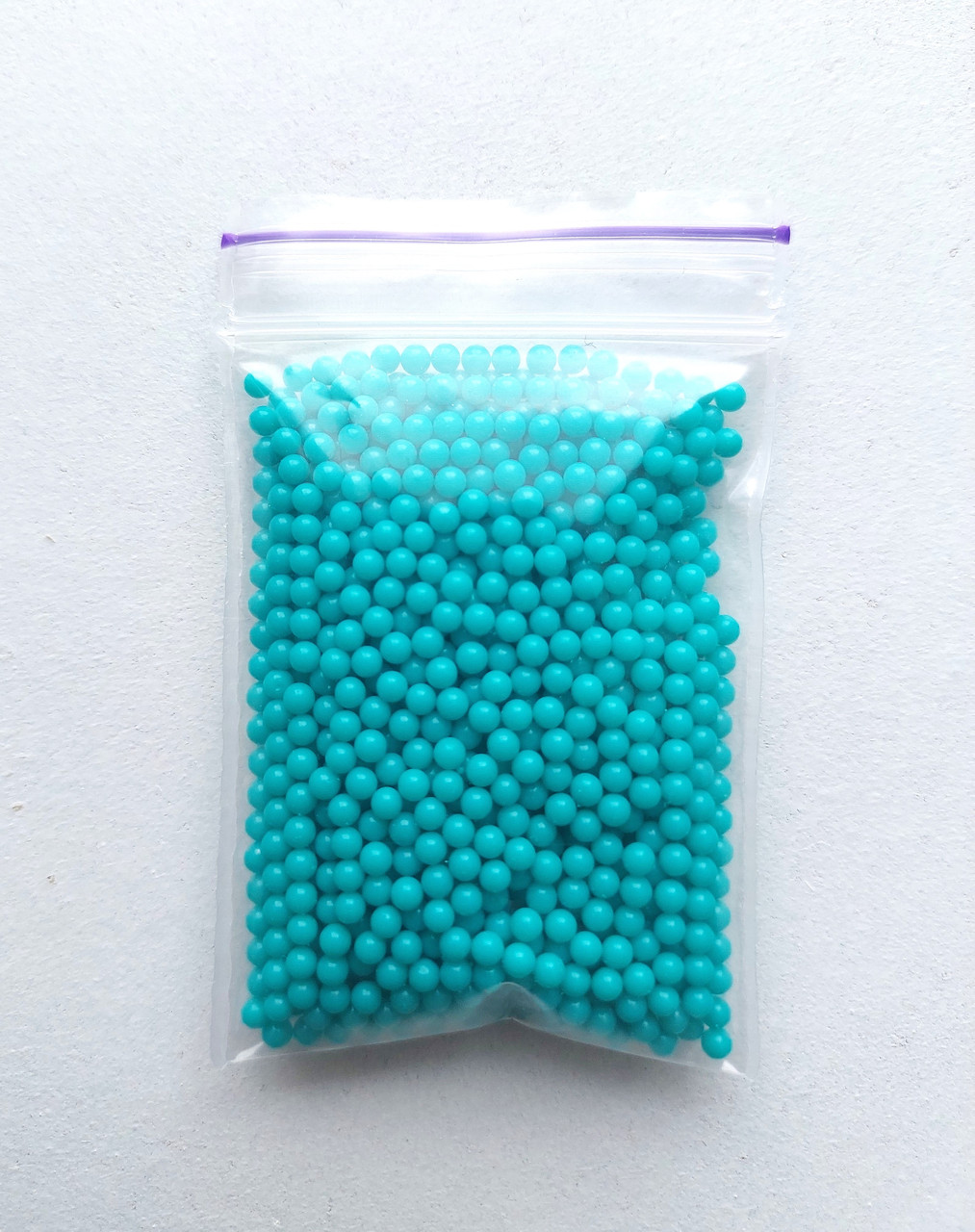 Кулі гелеві, орбіз діаметр 7-8мм, колір Tiffany Blue, 1000 кульок., фото 1
