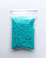 Кулі гелеві, орбіз діаметр 7-8мм, колір Tiffany Blue, 1000 кульок.