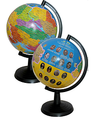 Глобус 22 см діаметр кулі Україна 08492