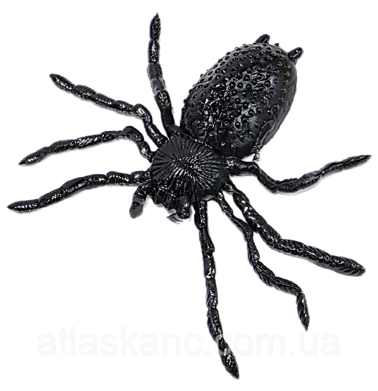 Іграшка Лізун, що тримає форму Павук, чорний 8 см 08359, фото 1