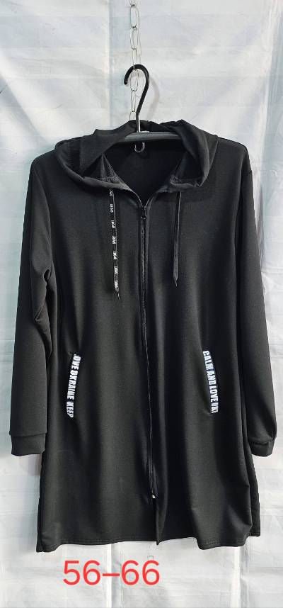 Кардиган жіночий матеріал трикотаж розмір 56-66 колір показаний на зображенні в пакованні від 6 шт., фото 1