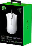 Ігрова миша Razer DeathAdder Essential біла, оптичний сенсор 6400 DPI, 5 програмованих кнопок, ергономічний дизайн, фото 7