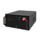 Акумулятор LP LiFePO4 51,2V - 100 Ah (5120Wh) (BMS 100A/50А) метал Smart BT, фото 4
