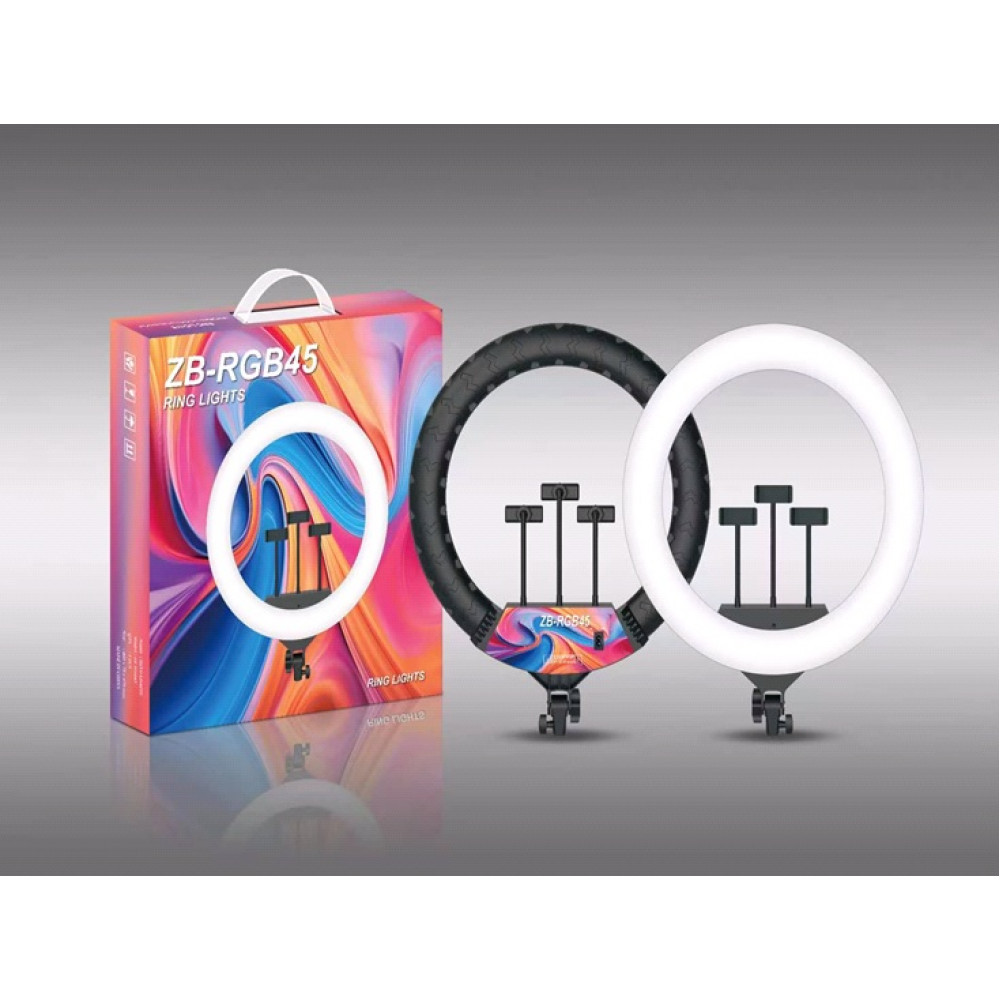 Лампа Кільцева LED (45 cm) 256 Lights ZB-RGB45